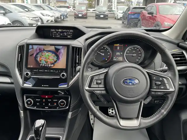 スバル フォレスター プレミアム 石川県 2019(令1)年 7.4万km ホライゾンブルーP 4WD/メーカーナビ/CD/DVD/フルセグTV/バック&サイドカメラ/LEDヘッドライト/ETC/パワーバックドア/デジタルミラー/ハーフレザーシート/シートヒーター/アイサイト/レーダークルーズ/スマートキー/保証書