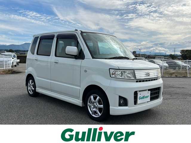 スズキ ワゴンＲ スティングレー X 富山県 2007(平19)年 9.9万km パールホワイト 社外ナビ/ETC/キーレス/HID