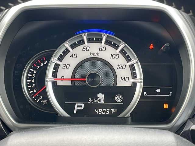 スズキ スペーシア カスタム HYBRID XS ターボ 福島県 2023(令5)年 4.9万km ピュアホワイトパール/ブラック2トーン 4WD ターボ 純正9インチナビ フルセグTV Bluetooth 全方位カメラ 両側パワースライドドア 衝突軽減ブレーキ LEDヘッドライト ETC2.0 オートライト フォグランプ　スマートキー