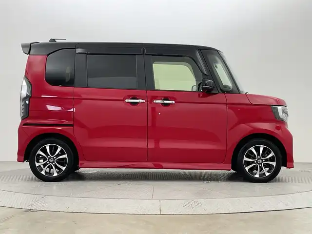 ホンダ Ｎ ＢＯＸ カスタム G EX ホンダセンシング 新潟県 2019(令1)年 2.7万km 赤Ⅱ 純正８インチメモリナビ/フルセグ/　CD/DVD/SD/SUB/Bluetooth/　VXU-195NBi/バックカメラ/両側パワースライドドア/スマートキー×２/純正エンジンスターター/LEDヘッドライト/オートライト/フォグランプ/衝突被害軽減ブレーキ/レーダークルーズコントロール/コーナーセンサー/ドライブレコーダー/ビルトインETC/新車時保証書/取扱説明書/ナビ取説
