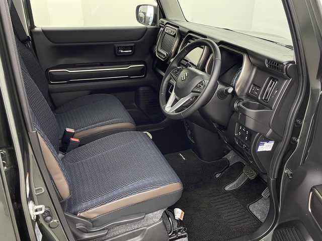 スズキ ハスラー Jスタイル Ⅱ 栃木県 2022(令4)年 2.9万km クールカーキパールメタリック/ソフトベージュメタリック 純正ディスプレイオーディオ(Pioneer製)/ Apple CarPlay/Android Auto/Bluetooth/CD/DVD/AM/FM/スズキセーフティサポート/・デュアルカメラブレーキサポート/・後退時ブレーキサポート/・誤発進抑制/・車線逸脱抑制/・ふらつき警報/・標識認識/・アダプティブクルーズコントロール/・ハイビームアシスト/バックカメラ/ルーフレール/ビルトインETC/LEDヘッドライト/シートヒーター(D/N席)/ドアバイザー/純正15インチアルミホイール/スマートキー/サイド+カーテンエアバッグ