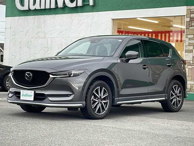 マツダ ＣＸ－５ XD Lパッケージ 徳島県 2019(平31)年 7万km マシーングレープレミアムM 純正SDナビ/（ラジオ/フルセグ/DISC/USB/BT/AUX）/全方位カメラ/追従式クルーズコントロール/ETC2.0/ブラインドスポットモニター/オートブレーキホールド/シートメモリ/前席パワーシート/ステアリングヒーター/フォグライト/後方コーナーセンサー/アイドリングストップ