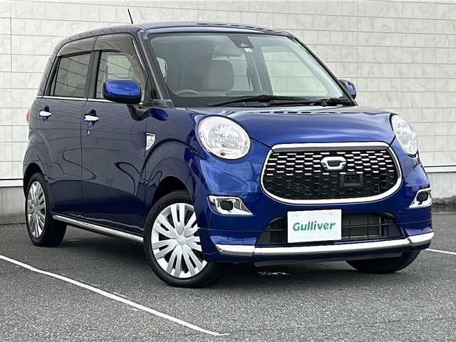 ダイハツ キャスト スタイル X SAⅡ 茨城県 2016(平28)年 3.3万km ディープブルークリスタルマイカ 純正ナビ/CD/SD/AM/FM/ワンセグTV/バックカメラ/衝突軽減ブレーキ/レーンキープアシスト/オートライト/リアソナー/ステアリングリモコン/電動格納ミラー/純正ホイールキャップ/サイドバイザー/スマートキー/純正フロアマット/保証書/取扱説明書/スペアキー１本