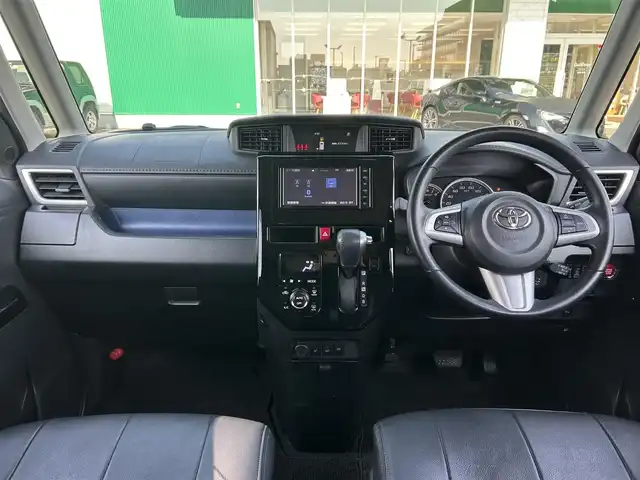 トヨタ タンク カスタムG－T 島根県 2020(令2)年 5.2万km ブラックマイカメタリック/レーザーブルークリスタルシャイン 2トーン 純正SDナビ/（フルセグTV/FM・AM/Bluetooth/CD・DVD/SD）/バックカメラ/両側パワースライドドア/クルーズコントロール/ETC2.0/ドライブレコーダー（前後）/コーナーセンサー（前後）/シートヒーター（D席・N席）/フォグライト/オートライト/オートハイビーム/アイドリングストップ/スマートキー/プッシュスタート/ドアバイザー/シートカバー付き/純正フロアマット/衝突被害軽減システム/横滑り防止装置