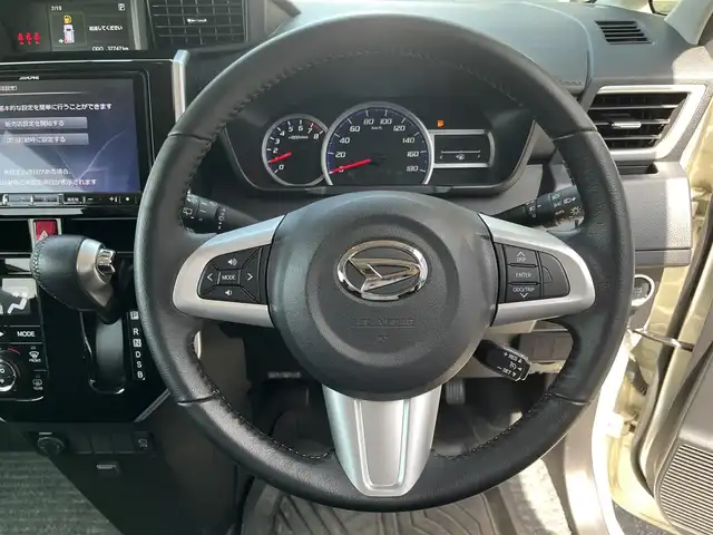 ダイハツ トール カスタムG SAⅡ 滋賀県 2017(平29)年 3.8万km パールホワイトⅢ 9インチナビ（BLUETOOTH/SD/DVD/CD/フルセグ）/ETC/両側パワースライドドア/全周囲カメラ/クルーズコントロール/アイドリングストップ/衝突軽減装置/横滑り防止装置/前方ドライブレコーダー/ドアバイザー/プッシュスタート