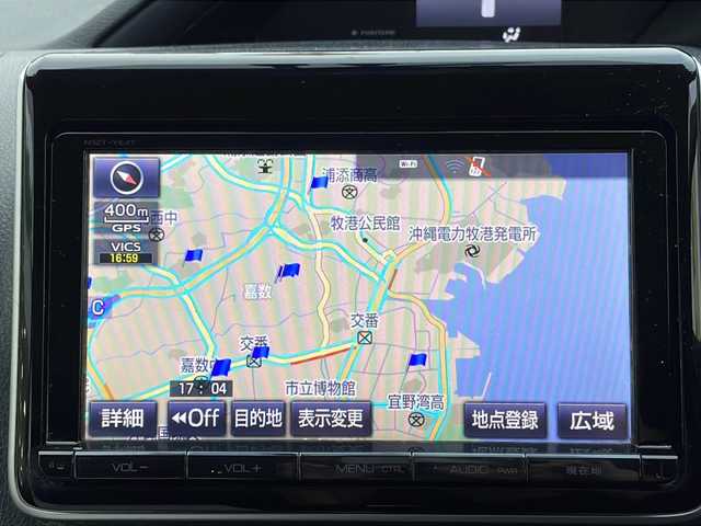 トヨタ ノア ハイブリッド G 沖縄県 2015(平27)年 18.5万km ボルドーマイカメタリック 純正ナビ・TV・Bluetooth・CD/DVD/バックカメラ/フリップダウンモニター/両側パワースライドドア/ETC/オートライト/LEDヘッドライト/シートヒーター/セーフティセンスC