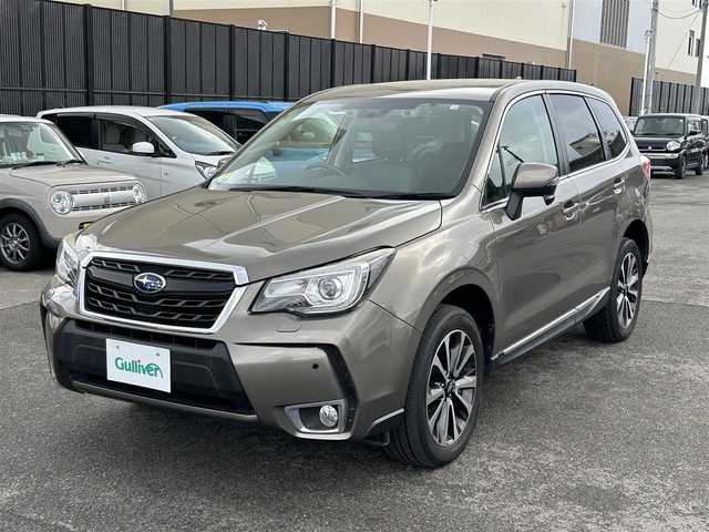 スバル フォレスター 2．0XT アイサイト 山形県 2016(平28)年 8.8万km セピアブロンズM 4WD/アイサイトVer.3/純正メモリナビ/　　【CD DVD BT フルセグ USB】/バックカメラ/レーダークルーズコントロール/LEDオートヘッドライト/ハーフレザーシート/パワーシート/全席シートヒーター/純正18インチアルミホイール/パドルシフト/ドライブレコーダー/電動格納ウィンカーミラー/ターボ/BSM/スマートキー/ETC