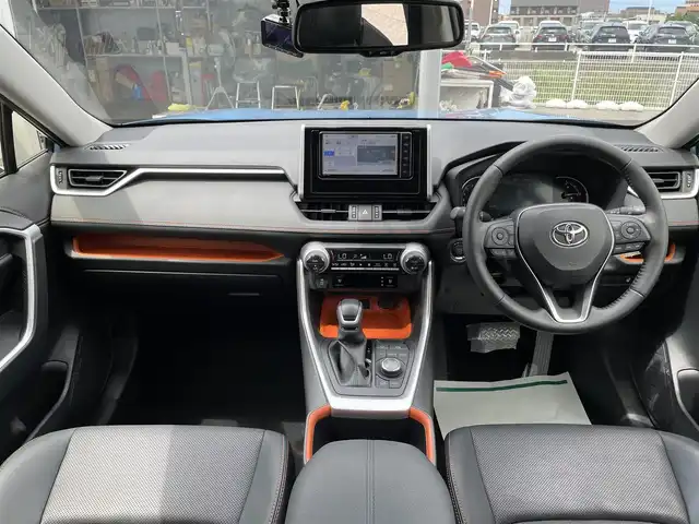 トヨタ ＲＡＶ４ アドベンチャー 石川県 2022(令4)年 2.4万km アッシュグレーメタリック/グレイッシュブルー 4WD/純正メモリーナビ/CD/DVD/フルセグTV/バックカメラ/LEDヘッドライト/ETC/トヨタセーフティセンス/レーダークルーズ/シートヒーター/革シート/ドライブレコーダー/スマートキー/プッシュスタート/電動ミラー/ブラインドスポットモニター/保証書