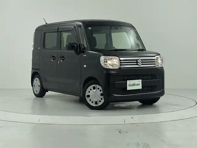 スズキ スペーシア HYBRID X 大阪府 2022(令4)年 1.9万km アーバンブラウンパールメタリック スズキセーフティサポート　/　・デュアルカメラブレーキサポート/　・車線逸脱警報/　・後退時ブレーキサポート/　・パーキングソナー/　・横滑り防止装置/　・ハイビームアシスト/純正ディスプレイオーディオ/　(BT/AM/FM/USB/iPOD/AUX)/バックカメラ/両側パワースライドドア/LEDオートライト/シートヒーター/純正フロアマット/ドアバイザー/スマートキー/ビルトインＥＴＣ