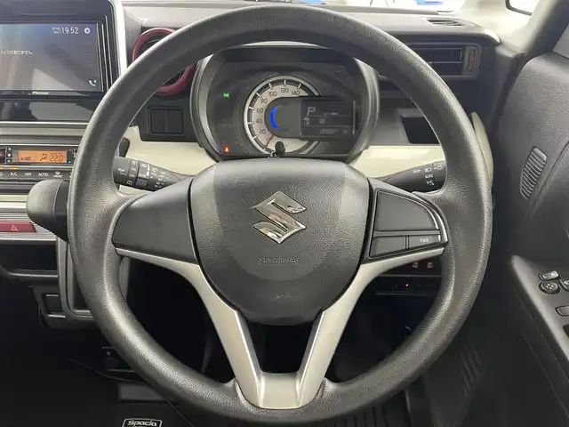 スズキ スペーシア HYBRID X 大阪府 2022(令4)年 1.9万km アーバンブラウンパールメタリック スズキセーフティサポート　/　・デュアルカメラブレーキサポート/　・車線逸脱警報/　・後退時ブレーキサポート/　・パーキングソナー/　・横滑り防止装置/　・ハイビームアシスト/純正ディスプレイオーディオ/　(BT/AM/FM/USB/iPOD/AUX)/バックカメラ/両側パワースライドドア/LEDオートライト/シートヒーター/純正フロアマット/ドアバイザー/スマートキー/ビルトインＥＴＣ