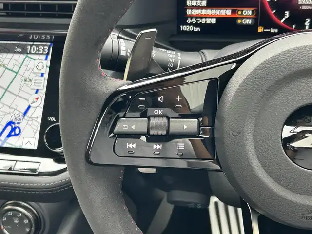 日産 フェアレディ Ｚ ニスモ 滋賀県 2025(令7)年 0.1万km 白 ワンオーナー/RECARO製ニスモシート/ニスモ製ホイール/BOSEサウンド/5YEARS COAT Excellent/９インチ純正メモリーナビ/（AM/FM/TV/USB/Bluetooth）/バックカメラ/ドライブレコーダー/ETC2.0/プリクラッシュブレーキアシスト/レーダークルーズコントロール/レーンキープアシスト	/FCW(前方衝突予測警報)/ＢＳＷ（後側方車両検知警報）/ＲＣＴＡ（後退時車両検知警報）/コーナーセンサー/純正3連メーター/電動格納ミラー/アルカンターラステアリング/ステアリングスイッチ/パドルシフト/オートライト/LEDヘッドライト/リアフォグ/フルオートエアコン/USB端子/タイプC/スマートキー/プッシュスタート/純正フロアマット