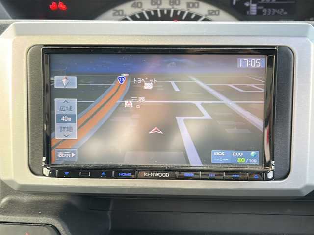 ダイハツ ウェイク L SA 秋田県 2015(平27)年 9.4万km 黄 社外メモリナビ/Bluetooth、CD/DVD、フルセグTV/バックカメラ/D席シートヒーター/片側パワースライドドア/社外14インチAW/社外14インチAWスタッドレスタイヤ積込/保証書、取扱説明書/４WD/ドアバイザー