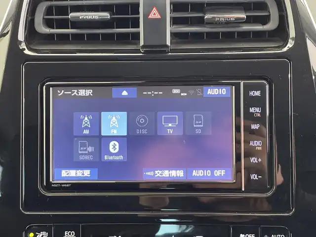 トヨタ プリウス SセーフティプラスⅡ 栃木県 2021(令3)年 5万km アティチュードブラックマイカ 純正SDナビ/（CD/フルセグTV/Bluetooth/SD)/全方位カメラ/コーナーセンサー/BSM/ビルトインETC/前方ドライブレコーダー/禁煙車/オートライト/LEDヘッドライト/横滑り防止装置/AC100V電源/スマートキー/プッシュスタート/アイドリングストップ/ステアリングスイッチ/革巻きステアリング/ウィンカーミラー/純正15インチアルミホイール/純正フロアマット