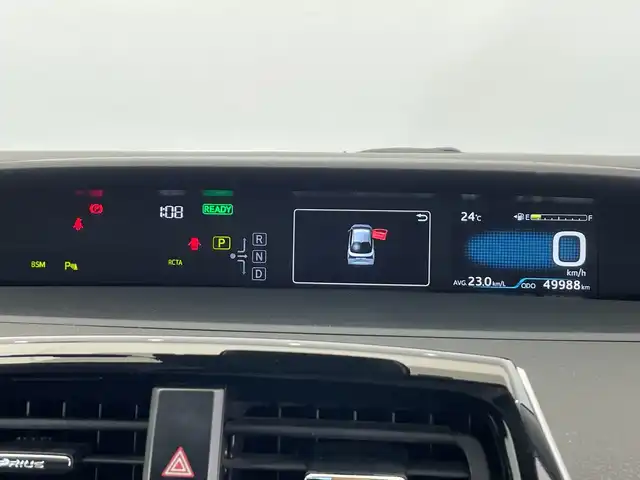 トヨタ プリウス SセーフティプラスⅡ 栃木県 2021(令3)年 5万km アティチュードブラックマイカ 純正SDナビ/（CD/フルセグTV/Bluetooth/SD)/全方位カメラ/コーナーセンサー/BSM/ビルトインETC/前方ドライブレコーダー/禁煙車/オートライト/LEDヘッドライト/横滑り防止装置/AC100V電源/スマートキー/プッシュスタート/アイドリングストップ/ステアリングスイッチ/革巻きステアリング/ウィンカーミラー/純正15インチアルミホイール/純正フロアマット