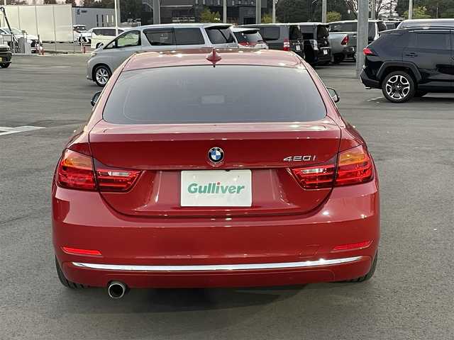 ＢＭＷ ４２０ｉ グランクーペ ラグジュアリー 千葉県 2015(平27)年 6.6万km メルボルンレッド メーカーナビ/　CD/DVD/BT/サンルーフ/レーダークルーズコントロール/エマージェンシーブレーキ/レーンキープアシスト/ホワイトレザー/前席シートヒーター/純正18インチアルミホイール
