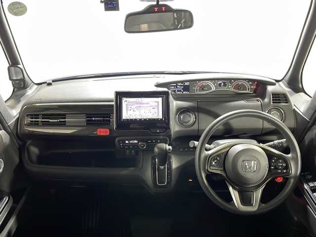 ホンダ Ｎ ＢＯＸ カスタム G EX ホンダセンシング 広島県 2019(令1)年 4.6万km ブリリアントスポーティブルーメタリック2トーン ｓｔｒａｄａナビ/バックカメラ/両側パワースライドドア/レーダークルーズコントロール/ＥＴＣ/オートマトックハイビーム/ドラレコ/コーナーセンサー/ＬＥＤヘッドライト/レーンキープアシスト/衝突軽減/エアバッグ(運転席/助手席/サイド/カーテン)/純正14インチアルミホイール(155/65/R14)