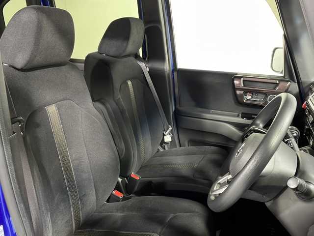 ホンダ Ｎ ＢＯＸ カスタム G EX ホンダセンシング 広島県 2019(令1)年 4.6万km ブリリアントスポーティブルーメタリック2トーン ｓｔｒａｄａナビ/バックカメラ/両側パワースライドドア/レーダークルーズコントロール/ＥＴＣ/オートマトックハイビーム/ドラレコ/コーナーセンサー/ＬＥＤヘッドライト/レーンキープアシスト/衝突軽減/エアバッグ(運転席/助手席/サイド/カーテン)/純正14インチアルミホイール(155/65/R14)