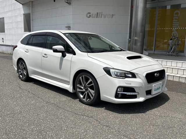 スバル レヴォーグ 1．6GT－S アイサイト 福井県 2014(平26)年 6.8万km クリスタルホワイトP 純正７インチナビ/フルセグ/Bluetooth/ETC/ドライブレコーダー/アダプティブクルーズコントロール/パドルシフト/ヘッドライトレベライザー/純正アルミホイール
