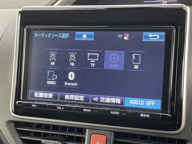 トヨタ ヴォクシー ZS 煌Ⅱ 福岡県 2016(平28)年 7.3万km ブラック 後席モニター　/純正９型ナビ（ＢＴ，フルセグＴＶ）　/バックカメラ　/前後ドラレコ　/ビルトインＥＴＣ　/衝突被害軽減ブレーキ　/レーンキープ　/アイドリングストップ　/ＭＴモード付き　/両側電動スライドドア　/ＬＥＤ
