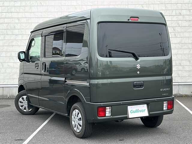 スズキ エブリイ PC 茨城県 2023(令5)年 3.8万km クールカーキPM 純正ディスプレイオーディオ【Bluetooth】/社外ドライブレコーダー（フロント・リヤ）/被害軽減システム/バックカメラ/社外デジタルインナーミラー/アイドリングストップ/両側スライドドア/取扱説明書/保証書