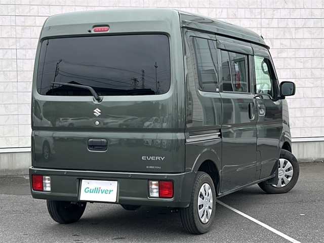 スズキ エブリイ PC 茨城県 2023(令5)年 3.8万km クールカーキPM 純正ディスプレイオーディオ【Bluetooth】/社外ドライブレコーダー（フロント・リヤ）/被害軽減システム/バックカメラ/社外デジタルインナーミラー/アイドリングストップ/両側スライドドア/取扱説明書/保証書