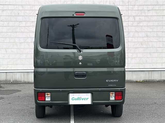 スズキ エブリイ PC 茨城県 2023(令5)年 3.8万km クールカーキPM 純正ディスプレイオーディオ【Bluetooth】/社外ドライブレコーダー（フロント・リヤ）/被害軽減システム/バックカメラ/社外デジタルインナーミラー/アイドリングストップ/両側スライドドア/取扱説明書/保証書