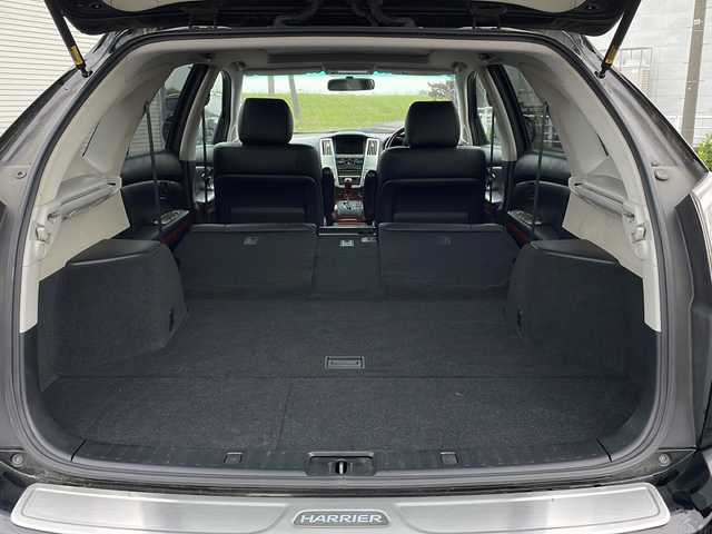 トヨタ ハリアー 240G プレミアム Lパッケージ 新潟県 2008(平20)年 13.5万km ブラック 純正HDDナビ/CD/DVD/ミュージックサーバー/バックカメラ/ETC/サンルーフ/革シート/パワーシート/シートヒーター /ステアリングスイッチ/リモコンキー /キセノンヘッドライト/オートライト/フォグランプ/純正17インチアルミホイール