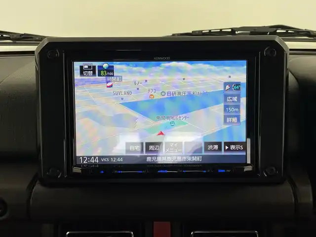 スズキ ジムニー シエラ JC 鹿児島県 2024(令6)年 1.5万km ジャングルグリーン 社外SDナビ/（AM/FM/CD/DVD/Bluetooth)/フルセグテレビ/バックカメラ/衝突軽減ブレーキ/クルーズコントロール/前席シートヒーター/ＥＴＣ/4WD/前後ドライブレコーダー/ＬＥＤヘッドライト/ヘッドライトウォッシャー/オートライト/アイドリングストップ/スマートキー/純正フロアマット