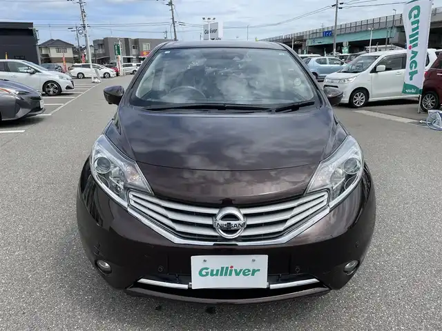 日産 ノート メダリスト 石川県 2016(平28)年 4.7万km インペリアルアンバーP ワンオーナー/純正メモリーナビ/フルセグTV/アラウンドビューモニター/LEDヘッドライト/ETC/ドライブレコーダー/インテリキー/ハーフレザーシート/インテリキー/エマージェンシーブレーキ/プッシュスタート/保証書