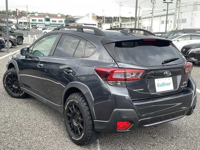 スバル インプレッサ ＸＶ 島根県 2017(平29)年 4.5万km ダークグレーメタリック アイサイト/ディーラーオプション8インチナビゲーション(CN-LR820D)/フルセグ BT CD DVD/バックカメラ/レーダークルーズコントロール/ブラインドスポットモニター/社外ドライブレコーダー/電子パーキング/LEDヘッドライト/AUTOライト/ETC/ルーフレール/アイドリングストップ/社外16インチアルミホイール