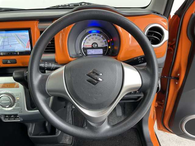 スズキ ハスラー G 道央・札幌 2015(平27)年 7万km パッションオレンジマイカ/スペリアホワイト ・４WD/・社外ＳＤナビ/・ＣＤ／ＤＶＤ／ＢＴ／ＡＵＸ／フルセグＴＶ/・ブレーキアシスト/・横滑り防止装置/・ダウンヒルアシストコントロール/・グリップコントロール/・アイドリングストップ/・運転席シートヒーター/・フォグランプ/・プッシュスタート/・スマートキー×２/・純正フロアマット/・純正ドアバイザー/・電動格納ミラー/・鉄ホイール付冬タイヤ積込/・取扱説明書/新車時保証書