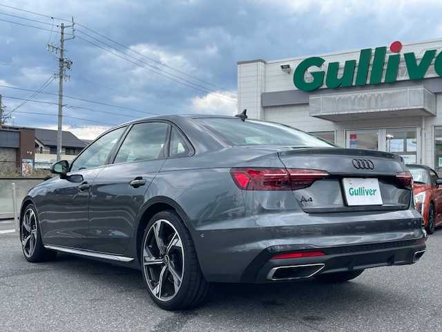 アウディ Ａ４ 35TDI Sライン 三重県 2023(令5)年 3.1万km ガンＭ 1オーナー/プレセンスシティ/プレセンスリア/アダプティブクルーズコントロール/アクティブレーンアシスト/サイドアシスト/コンフォートパッケージ/・マトリクスLEDヘッドランプ/・ヘッドランプウォッシャー/・パークアシスト/・サラウンドビューカメラ/・スマートフォンワイヤレスチャージ/・後席USB電源/Sラインプラスパッケージ/・運転席メモリーシート/・合皮巻きドアアームレスト/・合皮巻きセンターコンソール/純正SDナビゲーション/【Bluetooth/USB】/ビルトインETC2.0/前後ドライブレコーダー/パドルシフト/ハーフレザーシート/D/N席パワーシート/全席シートヒーター/オートライト/245/35R19インチ純正AW/ブラックスタイリングパッケージ/プッシュスタート/スマートキー/スペアキー/純正フロアマット