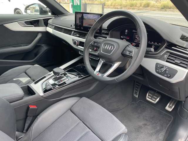 アウディ Ａ４ 35TDI Sライン 三重県 2023(令5)年 3.1万km ガンＭ 1オーナー/プレセンスシティ/プレセンスリア/アダプティブクルーズコントロール/アクティブレーンアシスト/サイドアシスト/コンフォートパッケージ/・マトリクスLEDヘッドランプ/・ヘッドランプウォッシャー/・パークアシスト/・サラウンドビューカメラ/・スマートフォンワイヤレスチャージ/・後席USB電源/Sラインプラスパッケージ/・運転席メモリーシート/・合皮巻きドアアームレスト/・合皮巻きセンターコンソール/純正SDナビゲーション/【Bluetooth/USB】/ビルトインETC2.0/前後ドライブレコーダー/パドルシフト/ハーフレザーシート/D/N席パワーシート/全席シートヒーター/オートライト/245/35R19インチ純正AW/ブラックスタイリングパッケージ/プッシュスタート/スマートキー/スペアキー/純正フロアマット