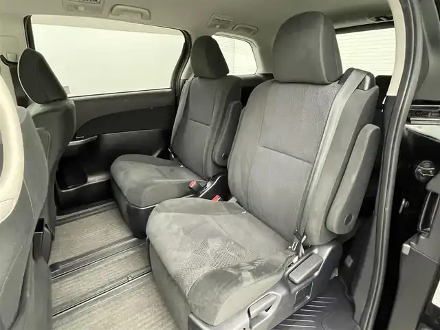 トヨタ エスティマ アエラス 群馬県 2015(平27)年 9.7万km ブラック 純正７型ナビ　純正１１型後席モニター　オートクルーズコントロール　オートライト　ＨＩＤヘッドライト　ステアリングリモコン　ビルトインＥＴＣ　バックカメラ　両側電動スライドドア　革巻ステアリング　禁煙車