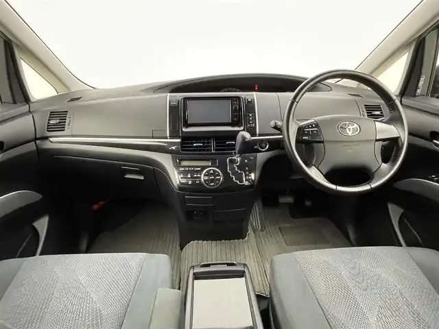 トヨタ エスティマ アエラス 群馬県 2015(平27)年 9.7万km ブラック 純正７型ナビ　純正１１型後席モニター　オートクルーズコントロール　オートライト　ＨＩＤヘッドライト　ステアリングリモコン　ビルトインＥＴＣ　バックカメラ　両側電動スライドドア　革巻ステアリング　禁煙車