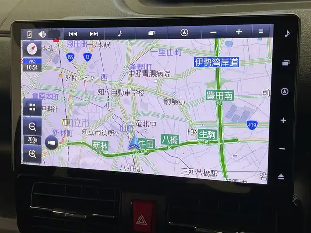 ダイハツ タント カスタム RS 愛知県 2025(令7)年 0.4万km シャイニングホワイトパール 純正１０型ナビ　全方位カメラ　シートヒーター　ＨＤＭＩ　両側パワスラ　フルセグＴＶ　ＤＶＤ　スマアシ　ＥＴＣ　ドラレコ　コーナーセンサー　衝突軽減　ＵＳＢ接続　ＬＥＤライト　フォグ　純正マット　禁煙車　オートハイビーム　Bluetooth　アイドリングストップ　純正１５インチAW　スマートキー　プッシュスタート