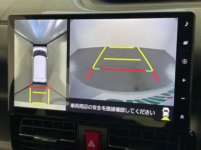 ダイハツ タント カスタム RS 愛知県 2025(令7)年 0.4万km シャイニングホワイトパール 純正１０型ナビ　全方位カメラ　シートヒーター　ＨＤＭＩ　両側パワスラ　フルセグＴＶ　ＤＶＤ　スマアシ　ＥＴＣ　ドラレコ　コーナーセンサー　衝突軽減　ＵＳＢ接続　ＬＥＤライト　フォグ　純正マット　禁煙車　オートハイビーム　Bluetooth　アイドリングストップ　純正１５インチAW　スマートキー　プッシュスタート