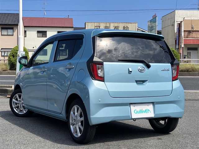 ダイハツ ミラ イース G リミテッド SAⅢ 三重県 2020(令2)年 8.4万km スカイブルーメタリック ワンオーナー/♪登録時走行距離83735km/♪スマートアシストIII/・衝突回避支援ブレーキ機能/・誤発進抑制制御機能/・車線逸脱警報機能/・先行車発進お知らせ機能/♪純正SDナビ/・フルセグTV・BTオーディオ/・DVD再生・USB・録音/♪バックカメラ/♪前席シートヒーター/♪スマートキーX2/♪プッシュスタート/♪コーナーセンサー/♪アイドリングストップ/♪LEDヘッドライト/♪オートライト/♪オートハイビーム/♪ドライブレコーダー/♪オートリトラクタブルミラー/♪フロアマット/♪ドアバイザー/♪プライバシーガラス/♪ETC/♪横滑り防止機能