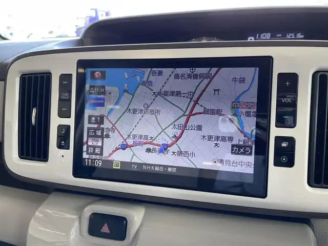ダイハツ ムーヴ キャンバス G メイクアップ リミテッド　SAⅢ 千葉県 2020(令2)年 1.3万km パールホワイトⅢ/ナチュラルベージュマイカメタリック 2トーン スマートアシストIII/・衝突回避支援ブレーキ機能/・衝突警報機能/・車線逸脱警報機能/・先行車発進お知らせ機能/・誤発進抑制制御機能/・オートハイビーム/衝突安全ボディ/純正8インチナビ/・ラジオ/CD・DVD/Bluetooth/フルセグテレビ/アラウンドビューモニター/両側パワースライドドア/ドライブレコーダー前方/LEDヘッドライト/フォグライト/オートライト/純正フロアマット/取扱説明書/保証書/スペアキー/ディーラー点検記録簿(R3/R5/R7)