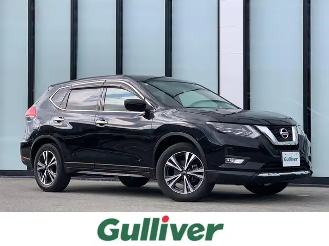 日産 エクストレイル 20X 大阪府 2019(令1)年 5万km ダイヤモンドブラック 純正ナビ/  フルセグTV/バックカメラ/アラウンドビューモニター/ビルトインETC/エマージェンシーブレーキ/クルーズコントロール/LEDヘッドランプ/オートライト/ダンロップ　Grandtrek　PT5　新品タイヤ/　(2025年3月14日交換済み)/純正18インチアルミ/革巻きステアリング/オートエアコン/防水シート/禁煙車
