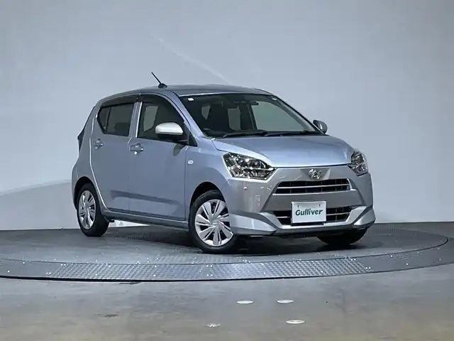 ダイハツ ミラ イース X SAⅢ 愛媛県 2019(平31)年 1.5万km ブライトシルバーメタリック 純正オーディオ　/ＳＡ３　/前方ドラレコ　/ＬＥＤライト　/スペアキー　/純正マット　/サンバイザー　/キーレスキー