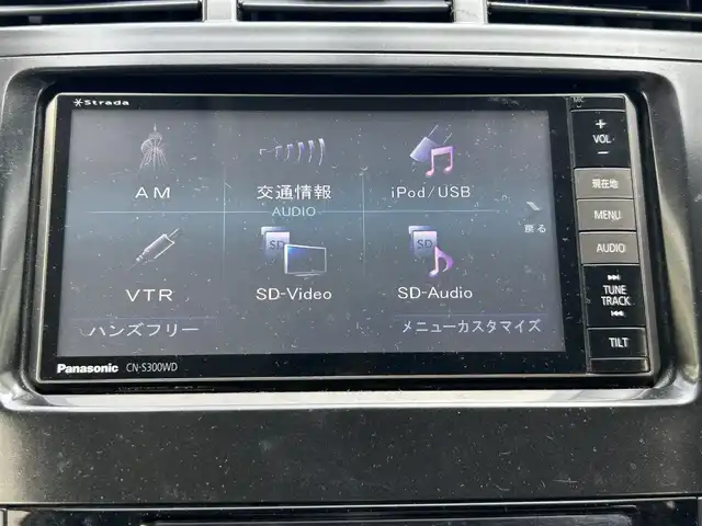 トヨタ プリウス α S 福島県 2012(平24)年 8万km ブラック 社外ナビ/フルセグ/バックカメラ/ビルトインETC/ドライブレコーダー/オートライト/スマートキー/純正16インチAW