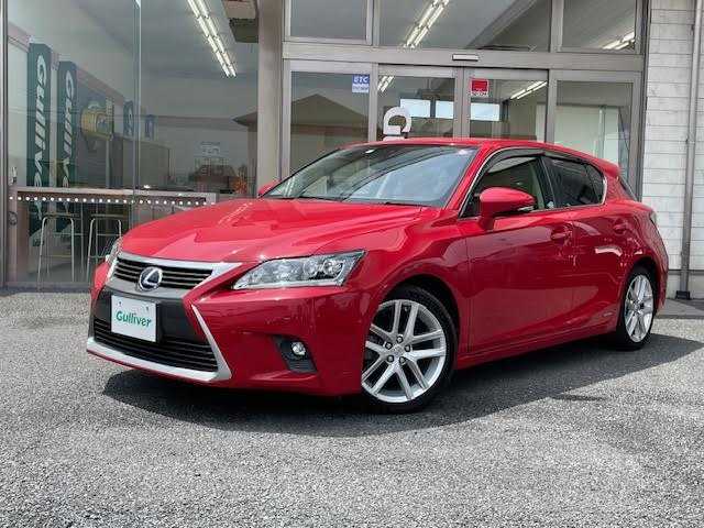 レクサス ＣＴ 200h バージョンC 埼玉県 2014(平26)年 5.9万km マダーレッド メーカーナビ/バックカメラ/本革シート/サンルーフ/クルーズコントロール/前席パワーシート/メモリーシート/スマートキー/LEDヘッドライト/クリアランスソナー/ETC/保証書/取扱説明書/スペアキー