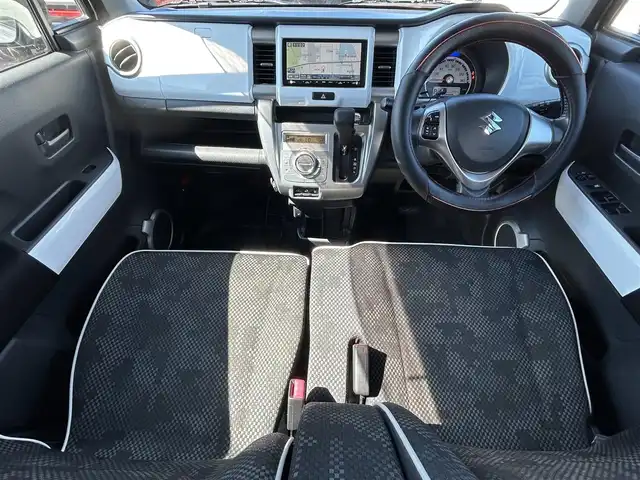 スズキ ハスラー X ターボ 長崎県 2016(平28)年 7.5万km スチールシルバーM ４ＷＤ/ワンオーナー/純正ナビ（ＡＭ／ＦＭ／ワンセグ／ＢＴ／ＳＤ／ＤＩＳＣ）/ドラレコ前後/ビルトインＥＴＣ/ＵＳＢ入力端子/グリップコントロール/ヒルディセントコントロール/シートヒーター前席/アイドリングストップ/ドアバイザー/レーンキープアシスト/衝突被害軽減システム/純正15インチアルミホイール/純正フロアマット/スペアキー/フォグランプ