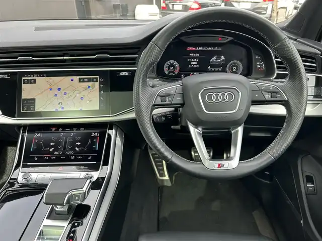 アウディ Ｑ７ 道東・釧路十勝 2021(令3)年 3.2万km グレイシアホワイトメタリック 7シーターパッケージ/アダプティブクルーズコントロール/ヘッドアップディスプレイ/バーチャルコックピット/パノラマサンルーフ/メモリ付きパワーシート/黒革/シートヒーター/ステアリングヒーター/パワーバックドア/パワーサードシート/純正ナビ/TV/純正ドライブレコーダー(前後)/LEDヘッドライト/オートライト/リアフォグライト/パドルシフト/ダウンヒルアシストコントロール/360°カメラ/パワードアクロージング/ETC/純正21インチAW