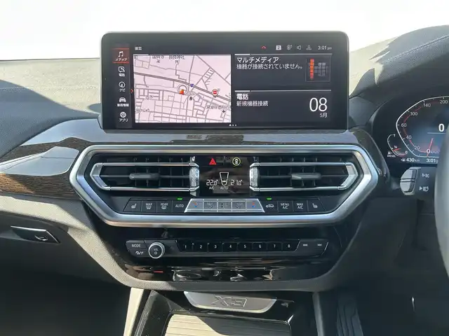 ＢＭＷ Ｘ３ xDrive20d Mスポーツ 群馬県 2022(令4)年 1.6万km サファイアブラックP 4WD/ターボ/ドライビングアシストプロフェッショナル/・アクティブクルーズコントロール/・プリクラッシュセーフティ/・レーンキーピングアシスタント/・ステアリング&レーンコントロールアシスト/・エマージェンシーストップアシスト/・パーキングアシストプロフェッショナル/・リバースアシスト/BMWiDriveナビゲーションシステム/(Bluetooth/AppleCarPlay/フルセグ/USB)/バックカメラ/アラウンドビューモニター/ブラウンレザーシート/サンルーフ/全席シートヒーター/D/N席パワーシート（D席メモリー機能付き）/置くだけ充電/ETC内臓ルームミラー/プッシュスタート/オートエアコン/電動格納ウインカーミラー/革巻きステアリング/ステアリングスイッチ/ステアリングヒーター/パドルシフト/harman/kardonサウンドシステム/F/Rコーナーセンサー/2列目サンシェード/トノカバー/純正フロアマット/純正19インチAW/スペアキー×1