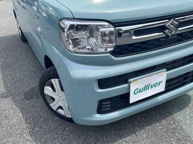 スズキ スペーシア HYBRID X 埼玉県 2024(令6)年 0.8万km オフブルーメタリック/ソフトベージュメタリック サーキュレーター、シートカバー