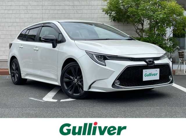 トヨタ カローラツーリング ダブルバイビー 愛媛県 2020(令2)年 2.9万km ホワイトパールクリスタルシャイン 純正9インチディスプレイオーディオナビ/・Bluetooth/フルセグTV/バックカメラ/ビルドインETC/プリクラッシュセーフティシステム（ＰＣＳ）/レーントレーシングアシスト（ＬＴＡ）/ロードサインアシスト（ＲＳＡ）/オートマチックハイビーム（ＡＨＢ）/レーダークルーズコントロール/クリアランスソナー/純正17インチAW/純正フロアマット/ハーフレザーシート/LEDヘッドライト/LEDフォグライト