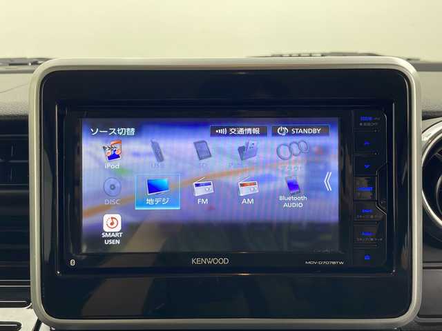 スズキ スペーシア カスタム HYBRID XS 秋田県 2020(令2)年 4.1万km ブルーイッシュブラックパール3 ４WD/社外ナビ【FM/AM/BT/CD/DVD】　/フルセグＴＶ　　/バックカメラ　/ＬＥＤヘッドライト　/ＥＴＣ　/プッシュスタート　　/前後ドライブレコーダー　/両側パワースライドドア /アイドリングストップ　/スマートキー　/オートエアコン　/スペアキー有り　/クルーズコントロール/プッシュスタート /レーンアシスト/エンジンスターター /横滑り防止装置/衝突被害軽減システム/コーナーセンサー /ステアリングリモコン/電格ミラー/革巻きステアリング/前席シートヒーター/ドアミラーヒーター/オートライト/オートマチックハイビーム/純正AW/社外フロアマット/ドアバイザー/ハーフレザーシート /フォグライト /取扱説明書