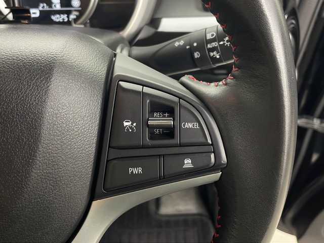 スズキ スペーシア カスタム HYBRID XS 秋田県 2020(令2)年 4.1万km ブルーイッシュブラックパール3 ４WD/社外ナビ【FM/AM/BT/CD/DVD】　/フルセグＴＶ　　/バックカメラ　/ＬＥＤヘッドライト　/ＥＴＣ　/プッシュスタート　　/前後ドライブレコーダー　/両側パワースライドドア /アイドリングストップ　/スマートキー　/オートエアコン　/スペアキー有り　/クルーズコントロール/プッシュスタート /レーンアシスト/エンジンスターター /横滑り防止装置/衝突被害軽減システム/コーナーセンサー /ステアリングリモコン/電格ミラー/革巻きステアリング/前席シートヒーター/ドアミラーヒーター/オートライト/オートマチックハイビーム/純正AW/社外フロアマット/ドアバイザー/ハーフレザーシート /フォグライト /取扱説明書